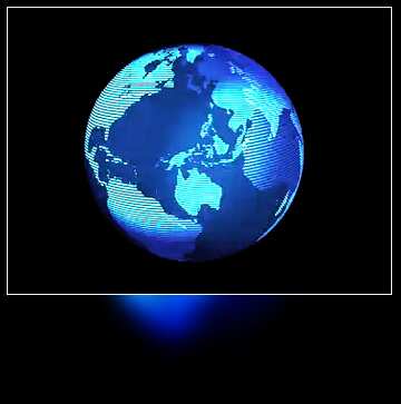 FX №215914 Modern global world earth concept planet symbol Blank Card