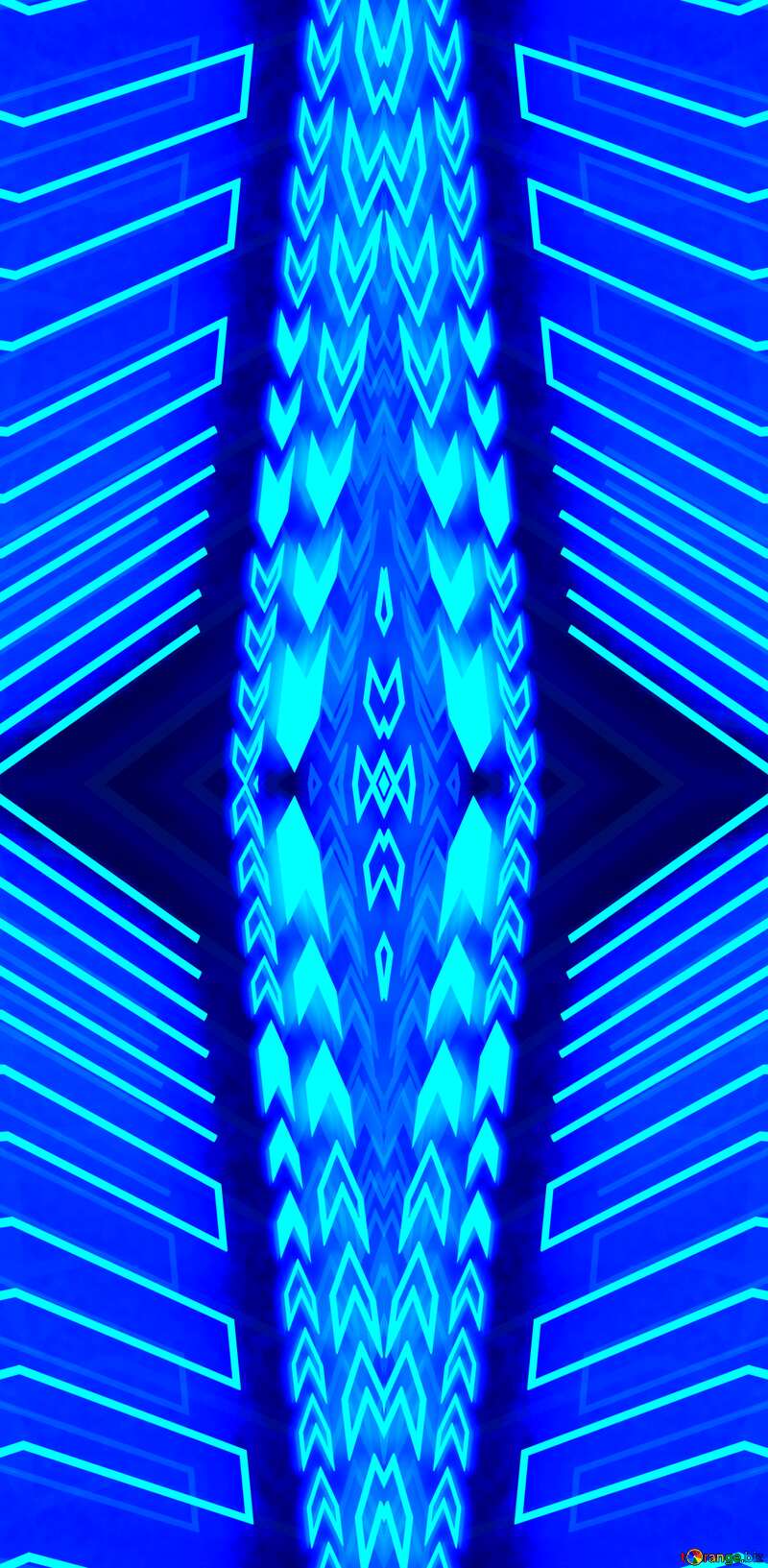 Creative abstract arrows blue modern background Banner Techno Pattern №54503