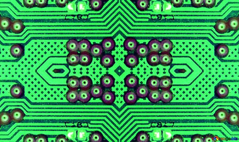 circuit electronic board lines pattern №51568