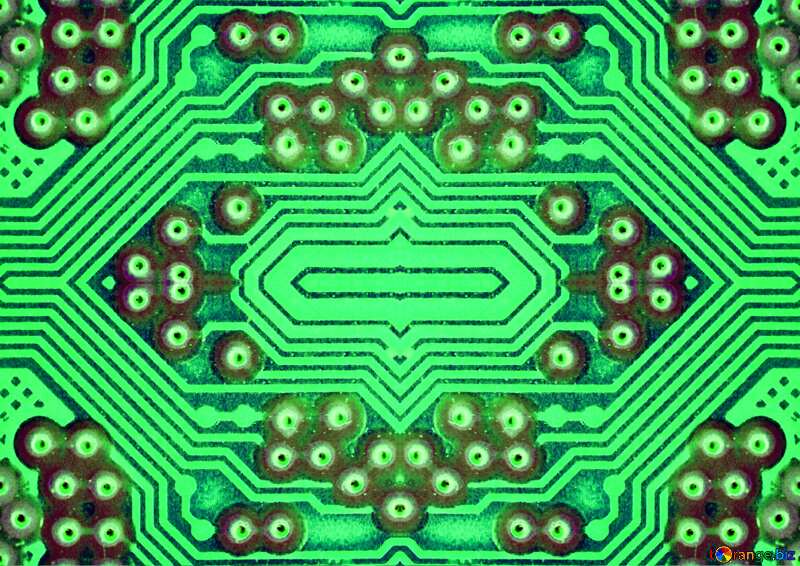 circuit electronic board lines pattern green lines №51568
