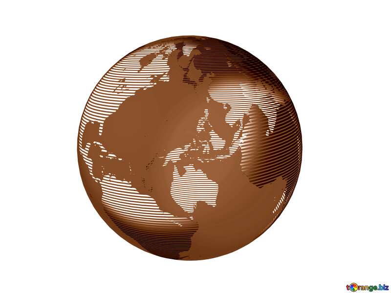 Modern global world earth concept planet symbol sepia toned №54514