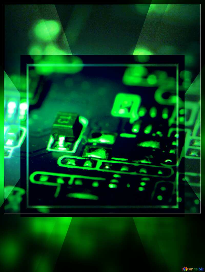 Electronic components dark hard blur blank card №40845