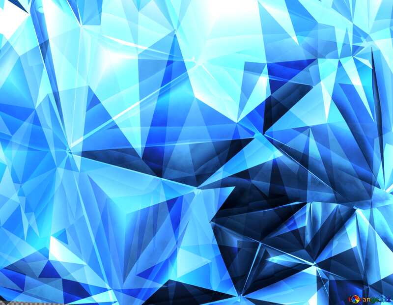 Polygon techno blue  background №51586