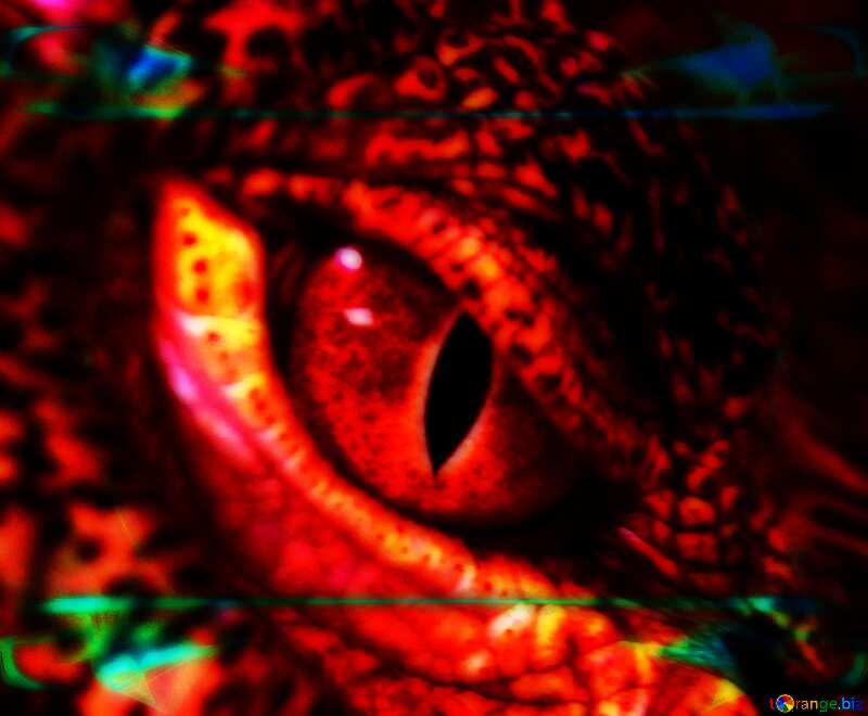 Eye red fractal №11303