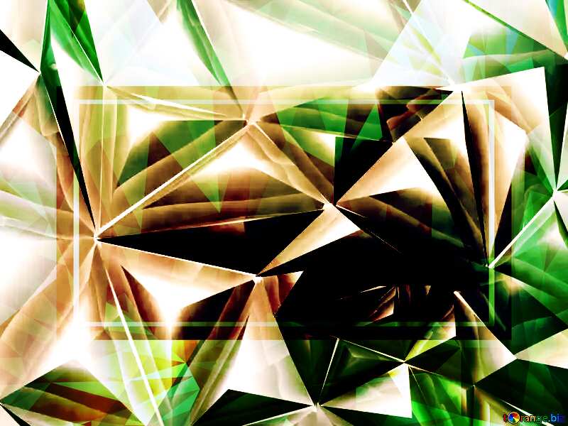 Polygon gold background Green sepia design light business brochure responsive №51586