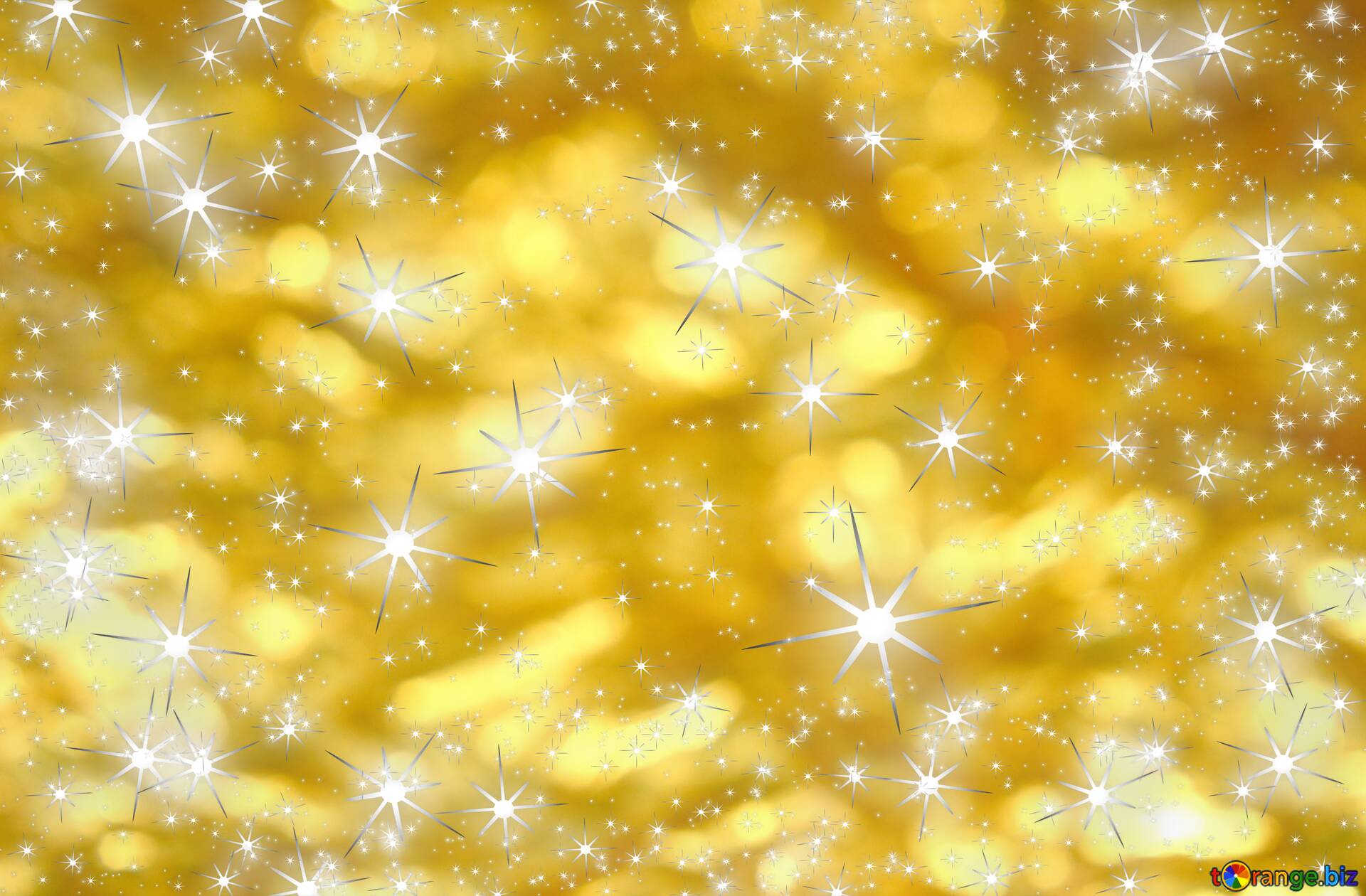Brilliant yellow background Christmas and new year gray blurred... №216317