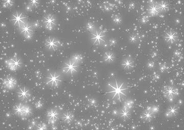 Abstract holiday background with clusters of bright huge gray blurred twinkling stars  night star pattern