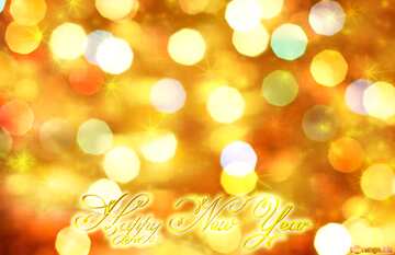 FX №216328 Christmas Happy New Year 3d gold background