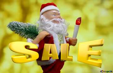 FX №216313 Santa Claus Christmas sale promotion discount Sales discount ads.