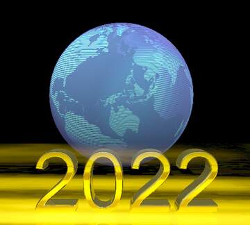 FX №216017 3d 2022 Modern Dark Isolated Earth Background Global