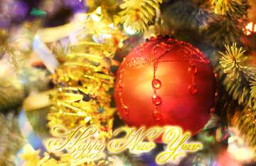 FX №216385 Background for happy new year wishes