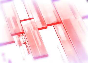 FX №216089 Creative 3d abstract squares lines modern light red background