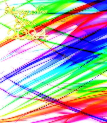 FX №216442 Colorful fractal background happy new year 2024