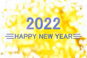 FX №216261 New year golden background Happy New Year 2022