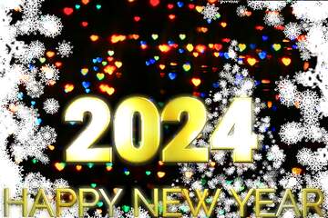 FX №216262 Festive background for Christmas and Happy New Year 2024 gold