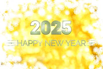 FX №216261 New year golden background Happy New Year 2025