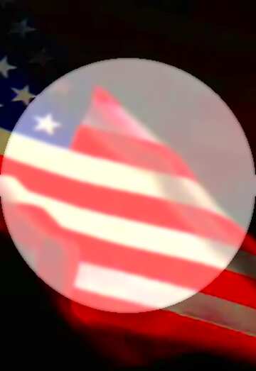 FX №216353 American Flag dark background USA Presentation Template