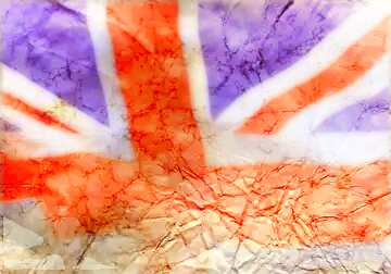 FX №216674 Texture of crumpled paper United Kingdom flag