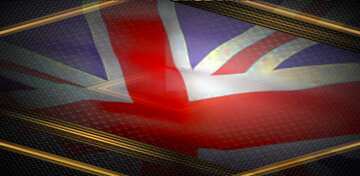 FX №216863 United Kingdom flag techno background