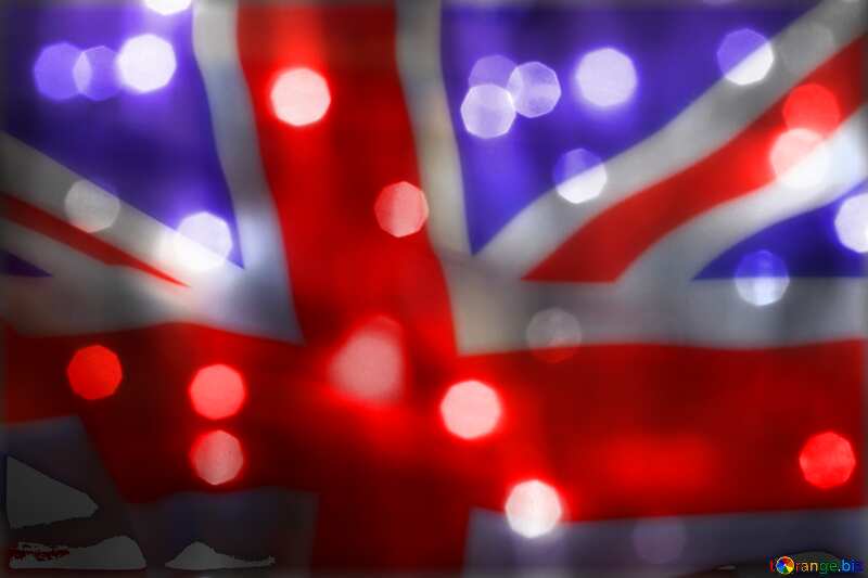 Bright background for Christmas United Kingdom flag №24606