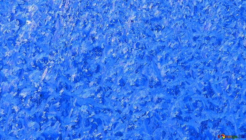 Frost on window. blue  Texture №4066