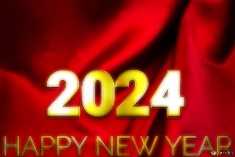 Background fabric  Happy New Year 2024 №17639