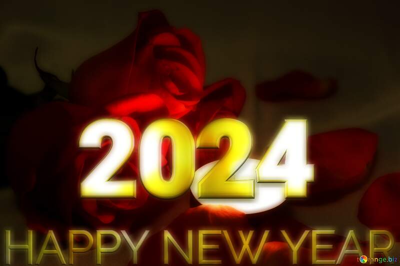 Romantic  night   Happy New Year  2024 №7276