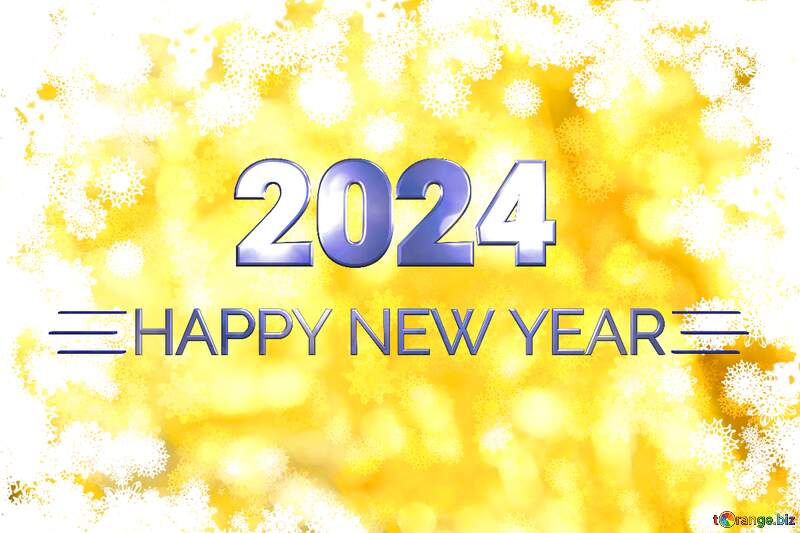 New year golden background Happy New Year 2024 №40719