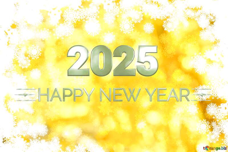 New year golden background Happy New Year 2025 №40719