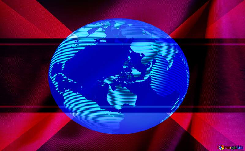Background fabric world earth blue №17639