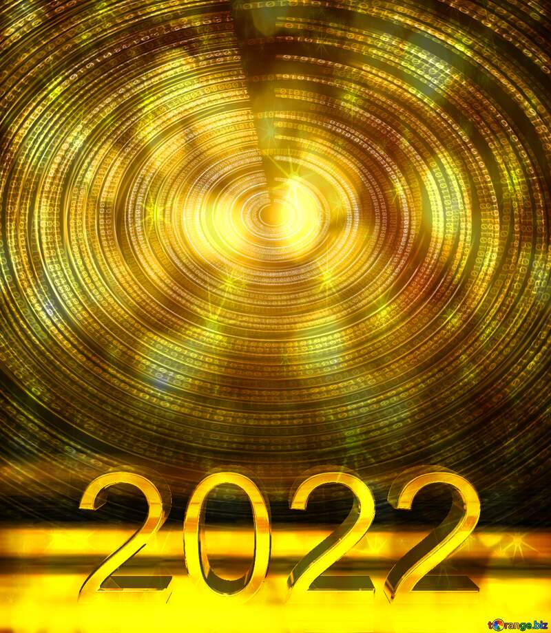 Digital world 2022  twinkling stars background №49672