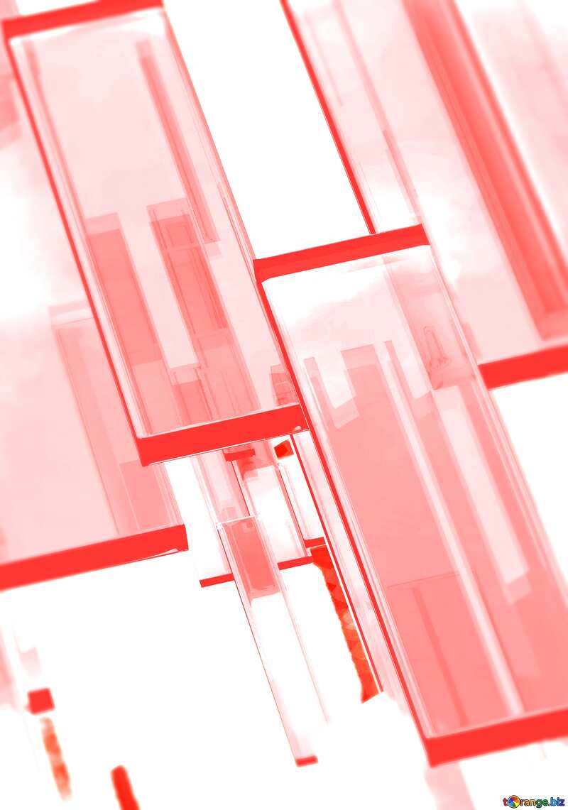Creative 3d abstract squares lines modern red background Blur Frame №54512