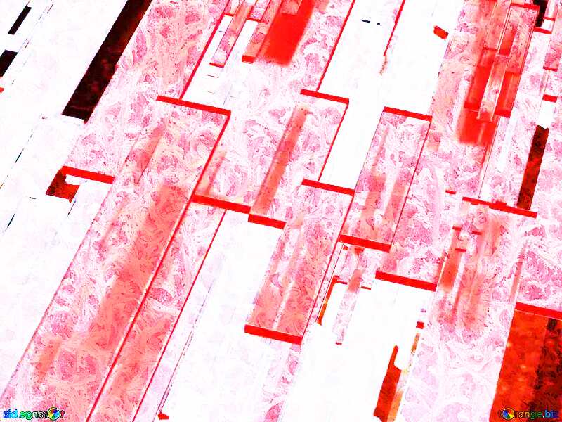 Creative 3d abstract squares lines modern red background Frozen Glass №54512