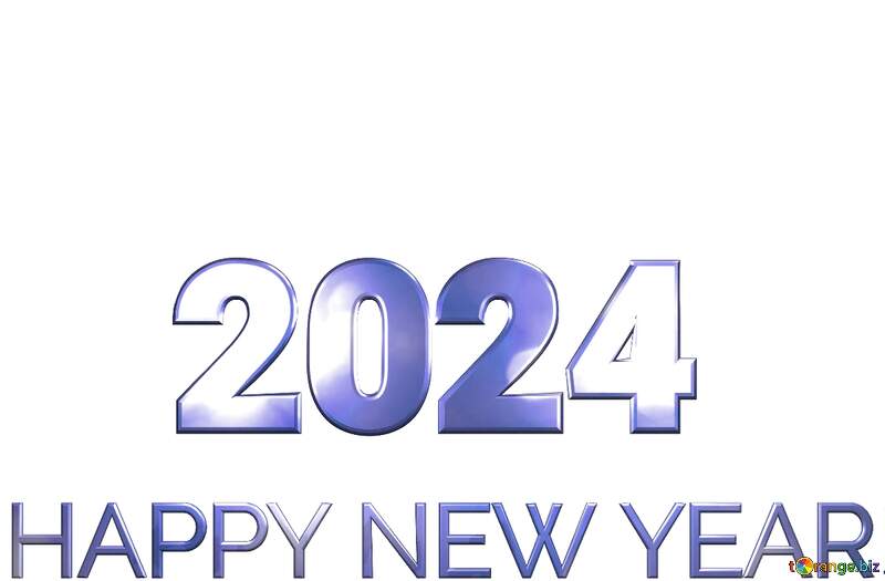 Shiny happy new year 2024 background blue bottom №56235