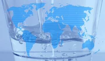 FX №217782 Drinking water World map