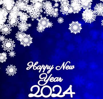 FX №217515 Blue background Christmas and new year happy new year 2024