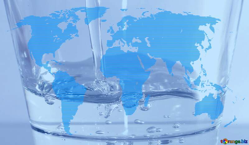 Drinking water World map №19987