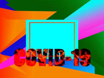 FX №219111 Art frame Corona virus Covid-19 Coronavirus disease 2019 2020
