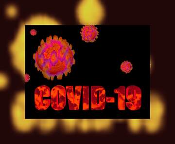 FX №219157 Covid-19 Coronavirus dark background art