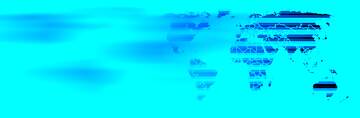 FX №219015 World map background blur left side