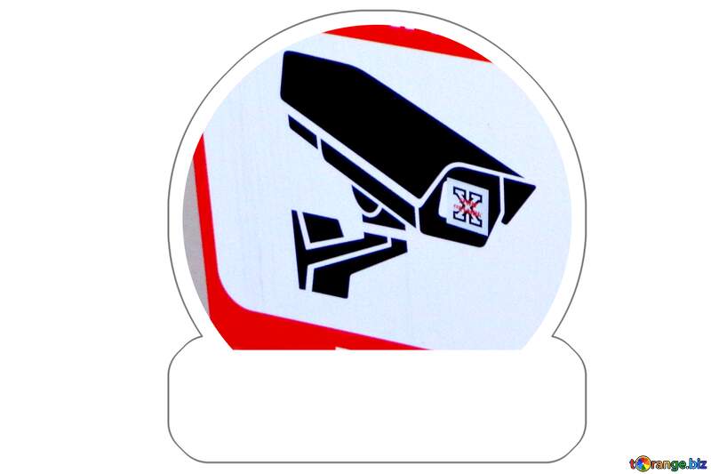 Blank  Sticker surveillance №48501