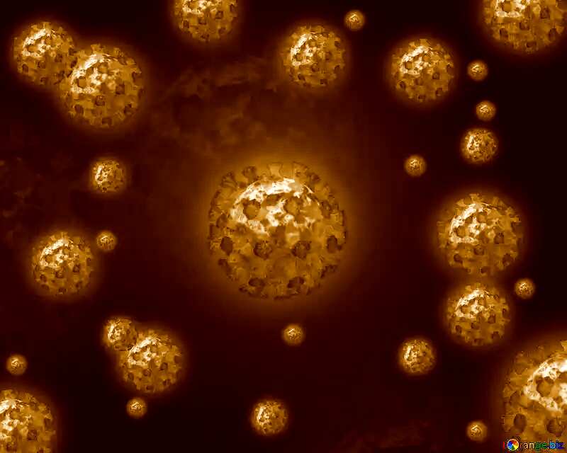 Corona virus Coronavirus dark sephia background №54739