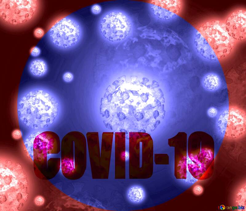 Info graphics Corona virus Coronavirus dark background №54739