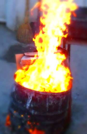 FX №22827 flaming barrel