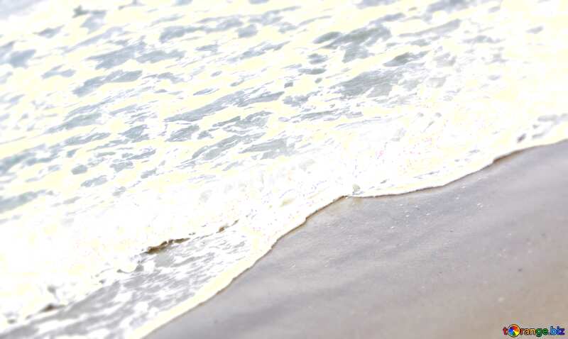 Beach sand blur frame white background №12731