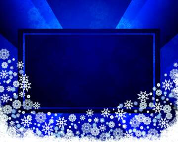 FX №220513 Blue Christmas template banner business design background