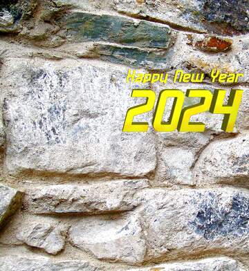FX №220671 happy new year 2024 Old stone