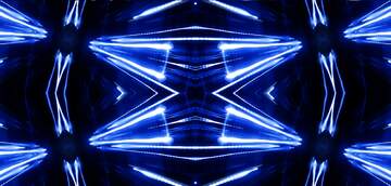 FX №220260 Night Lights blue pattern