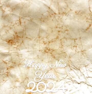 FX №220113 Texture of crumpled paper background  Happy New Year 2024