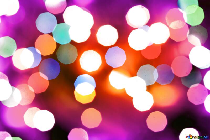 Background of bright lights bokeh blurred colors №24618